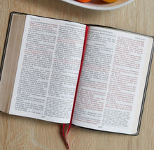 Load image into Gallery viewer, KJV Holy Bible: Super Giant Print with 43,000 Cross References, Burgundy Leather- look, Red Letter, Comfort Print: King James
